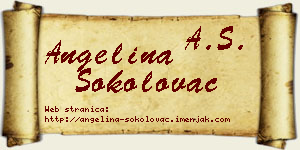 Angelina Sokolovac vizit kartica